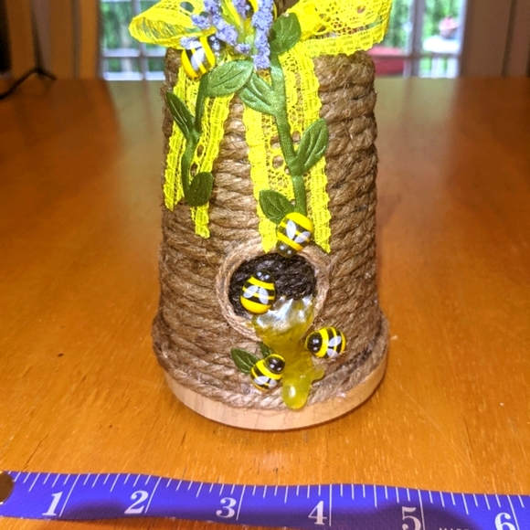 Farmhouse Decor / Handmade Beehive  / Bee Hive - Picture 7 of 11